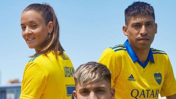 La nueva camiseta de Boca en homenaje a Casa Amarilla. / Gentileza.
