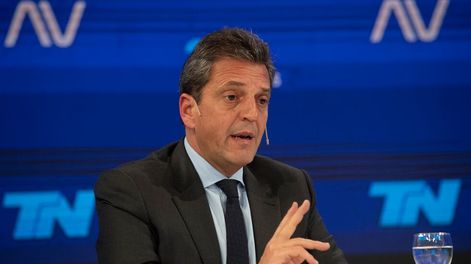 Sergio Massa en el programa de a Dos Voces - Archivo Clarín