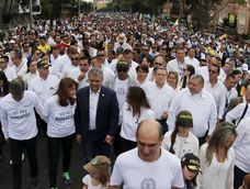 Colombia marchó por la paz y contra el terrorismo Colombia marchó por la paz y contra el terrorismo