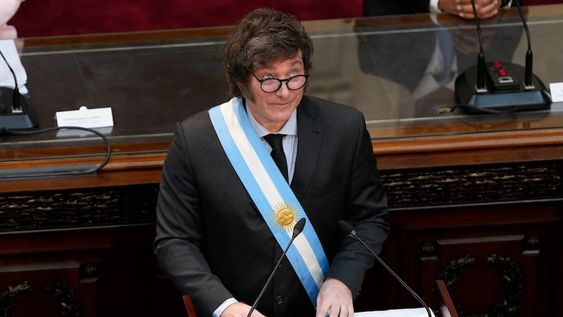 El presidente Javier Milei