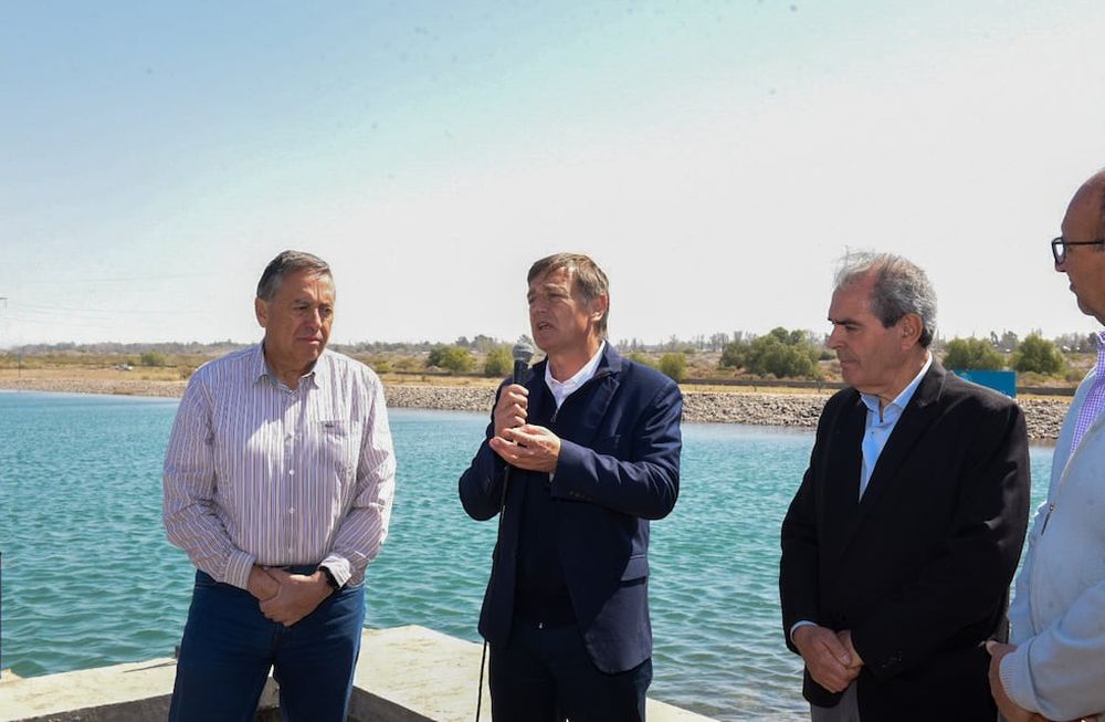 Irrigación inauguró su obra más grande del año: el reservorio del canal Vila