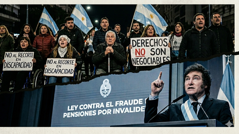 Nuevo foco de conflicto entre el colectivo de la discapacidad y el Gobierno nacional: presentó un nuevo proyecto de ley que busca modificar la forma de acceso a servicios y pensiones. Imagen ilustrativa generada con IA &nbsp;