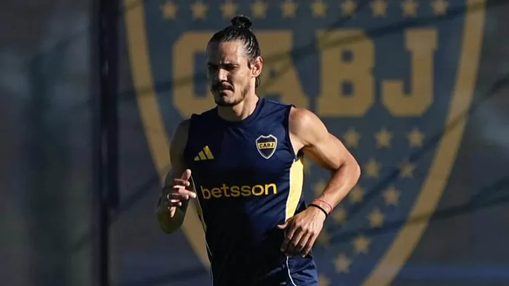 El delantero uruguayo se entrena diferenciado.