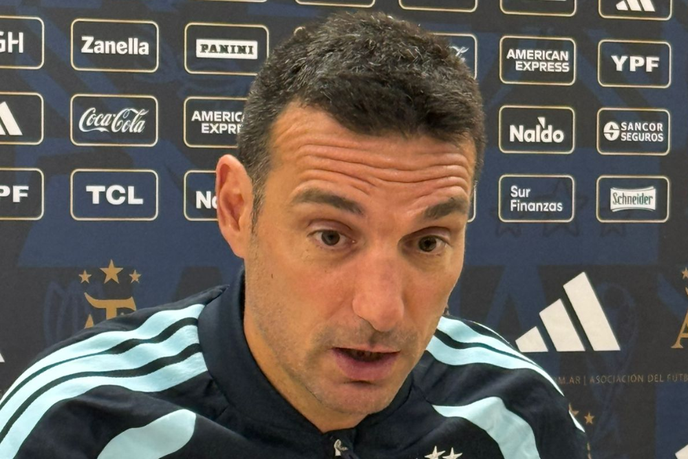 Lionel Scaloni, entrenador de la Selección Argentina