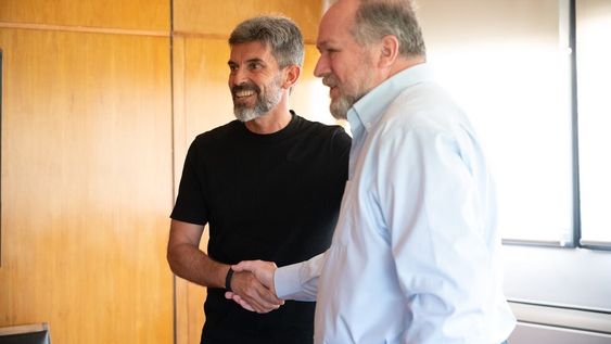 Ulpiano Suarez mantuvo un encuentro con Luis Canessa, especialista en criptomonedas