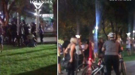 Los Andes | Las cámaras de seguridad registraron el hecho.