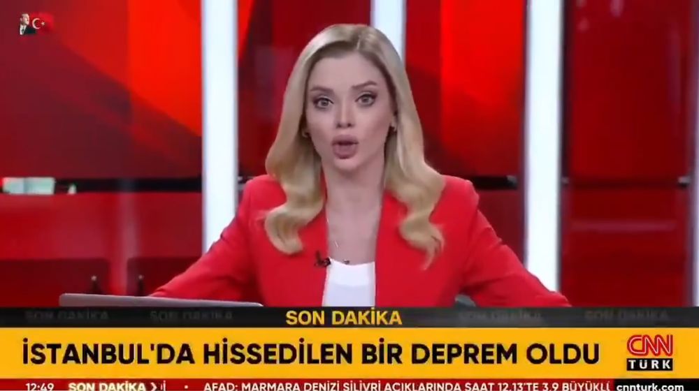 Sismo de 6.2 en Estambul: el desesperante momento de una conductora de CNN en vivo