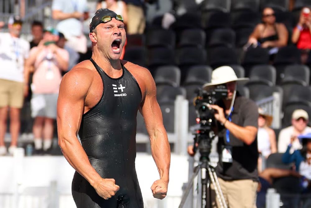 El nadador estadounidense Cody Miller salió de su retiro para competir en los Enhanced Games 2026