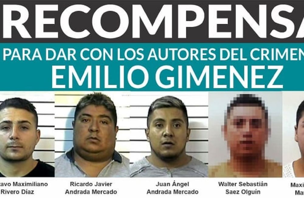 Recompensa de $700.000 para dar con los autores del crimen de Emilio Giménez, ocurrido en Guaymallén (Ministerio de Seguridad de Mendoza)