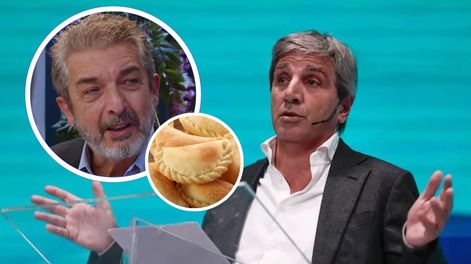 Luis Caputo liquidó a Ricardito Darín por las empanadas a $48.000: Se quiso hacer el nac & pop