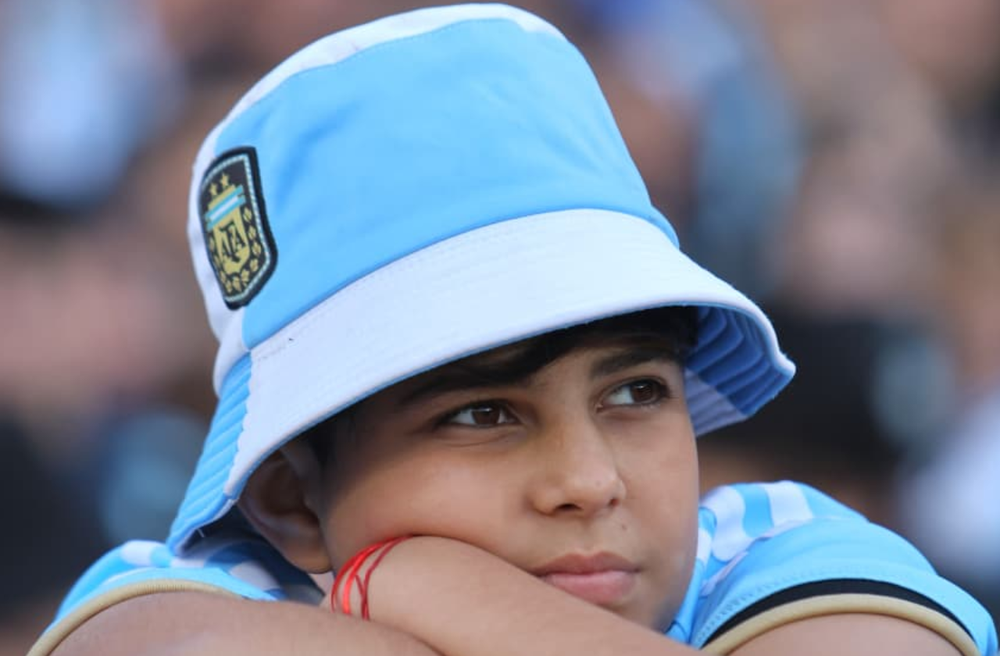 Los Andes en la despedida de Lionel Messi: todo el color de los hinchas de la Selección Argentina.