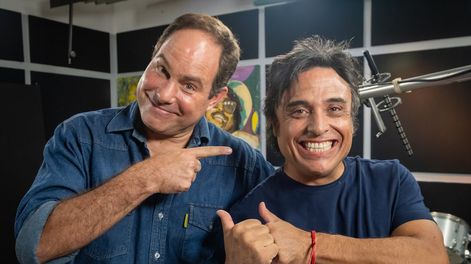 Los Andes | Julián Chabert y Rodrigo Galdeano hacen un programa de humor La Brecha que se trasmite por YouTube y redes sociales. Foto: Ignacio Blanco / Los Andes