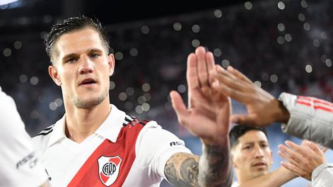 Zuculini, lesionado, comenzará la etapa de recuperación en River para volver lo antes posible. / archivo