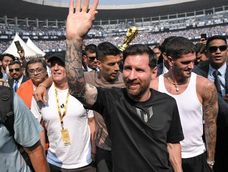 Locura por Messi en la India: destrozos y caos