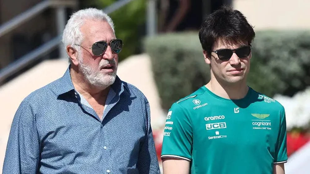 Lawrence Stroll y su hijo Lance, actual piloto de la F1 en Aston Martin.