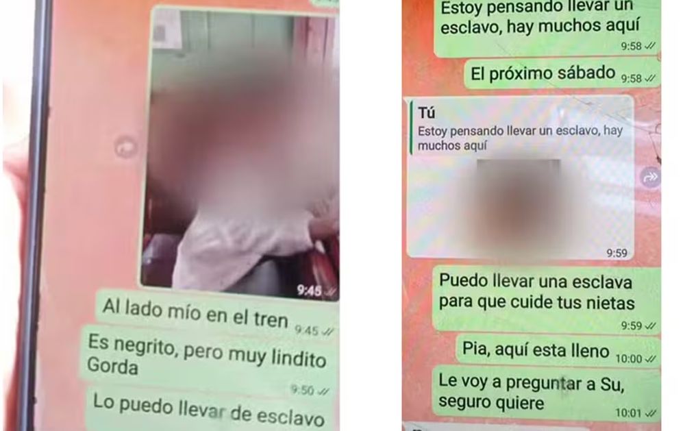 Argentino detenido en Brasil por mensajes racistas enviados por WhatsApp