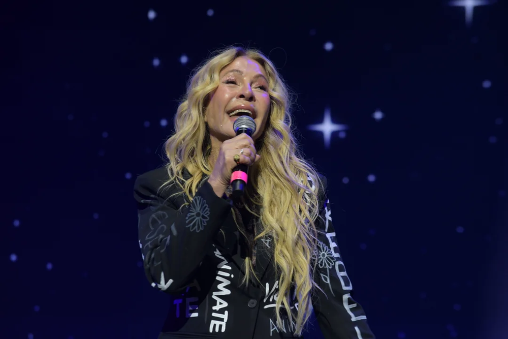 Reapareció Cris Morena en el show de Erreway