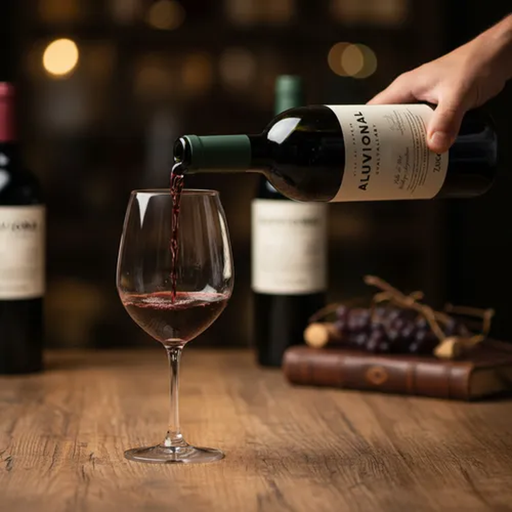 Malbec Aluvional de la bodega Zuccardi, de Valle de Uco, el vino mendocino que tomó Bad Bunny.