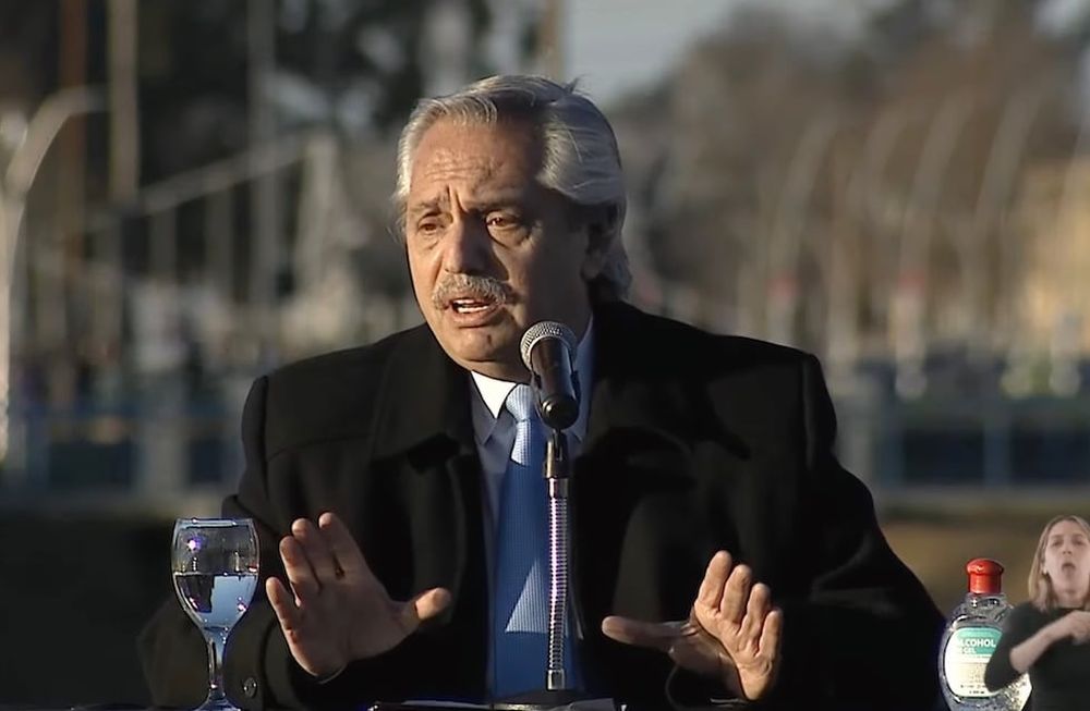 El presidente Alberto Fernández habló sobre la polémica fiesta en Olivos durante un acto oficial.