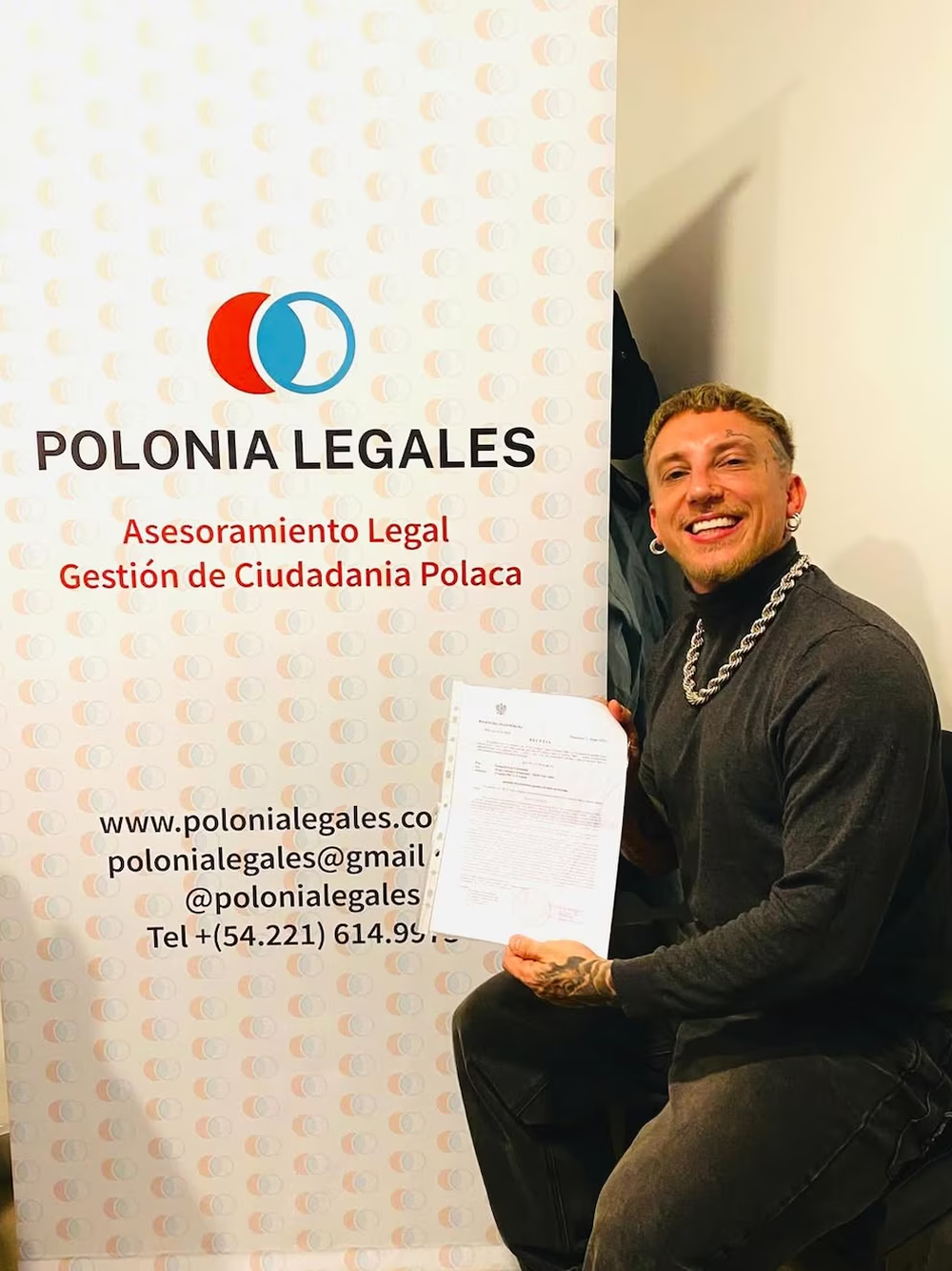 El Polaco recibió la ciudadanía polaca.