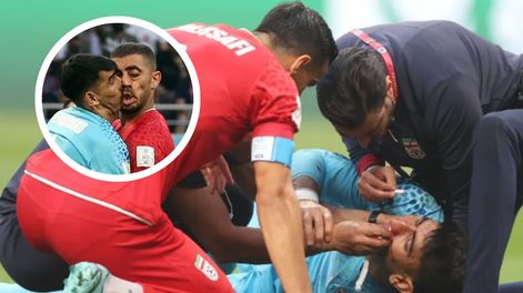El arquero iraní se retira lesionado
