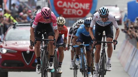 Froome acaricia el Giro, López se subió al podio y Nieve ganó penúltima etapa