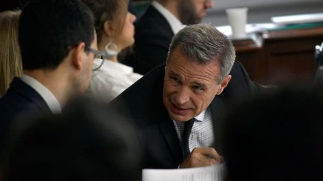 El fiscal Dante Vega conduce la acusación contra el exjuez federal Walter Bento. Archivo Los Andes