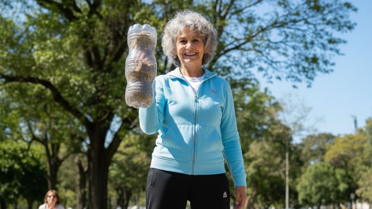 No es nadar: el ejercicio simple y de fuerza que fortalece los brazos en adultos mayores