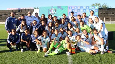 Con tres mendocinas, la Sub17  se consagró campeón del Torneo Internacional Femenino