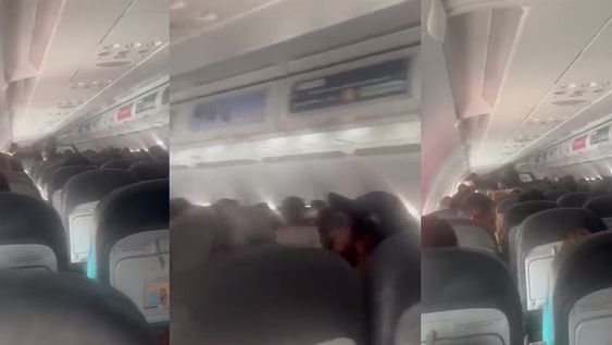 Entramos en pánico, muchas personas nos bajamos”, confesó la usuaria que dio a conocer el incidente. Foto: captura video Leandra Magnani