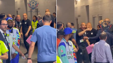 Video: el momento en que el DT de Egipto increpó a Scaloni.