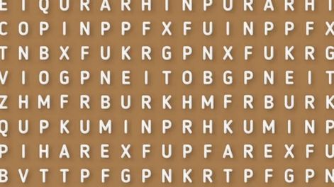 Encontrá la palabra “Confiaza” en la sopa de letras. Foto: Web