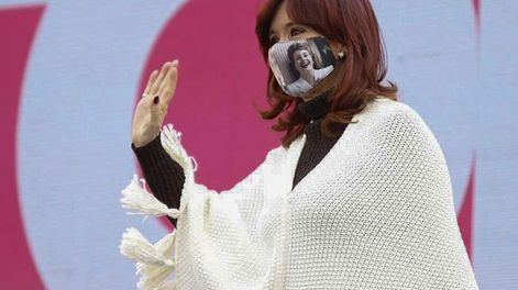 La vicepresidenta Cristina Fernández de Kirchner. Télam