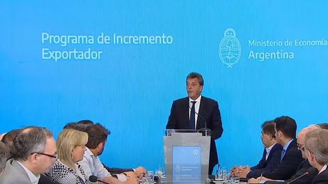 Sergio Massa presentó el dólar agro que alcanzará a todas las economías regionales.
