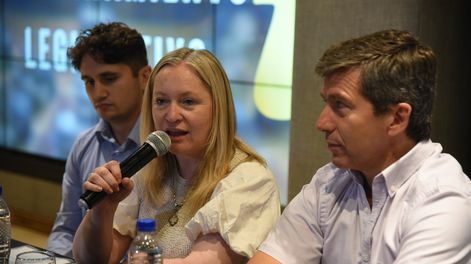 La vicegobernadora Hebe Casado presentó la nueva etapa de la Ley Hojarasca.&nbsp;