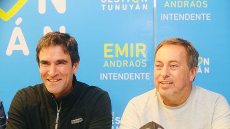 Los Andes | Emir Andraos y Martín Aveiro. Gentileza prensa Tunuyán.