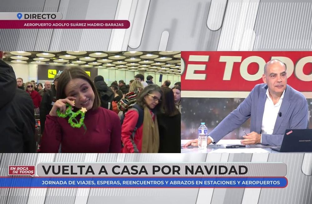 La periodista no pudo contener las lágrimas durante la transmisión en vivo / Captura de video