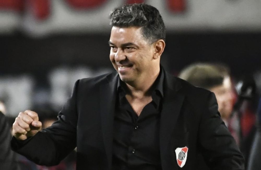 Gallardo y su felicidad por meterse en semifinales. (Fotobaires).