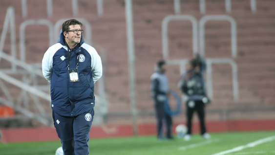 El entrenador de la Lepra no ocultó su tristeza tras la eliminación de la Copa Libertadores: Estoy orgulloso de este grupo, dijo el DT.&nbsp;