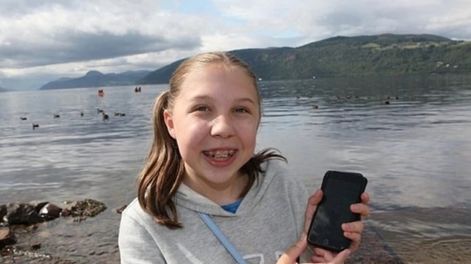 Una nena asegura haber sacado la mejor fotografía del monstruo del Lago Ness