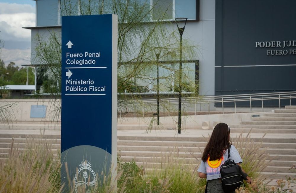 Poder Judicial de Mendoza, Fuero Penal Colegiado. Foto: Ignacio Blanco / Los Andes