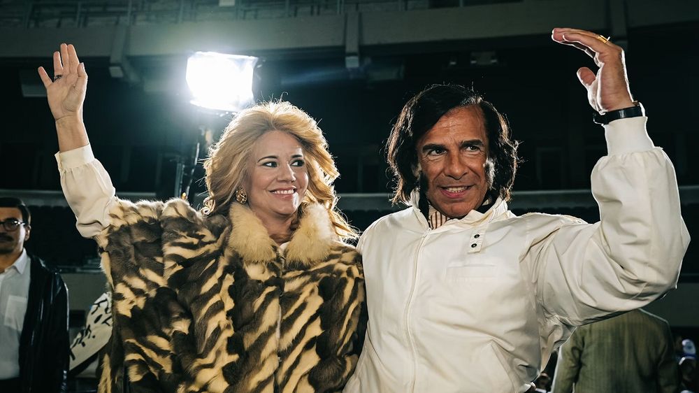 Leonardo Sbaraglia en la serie de Carlos Menem. Griselda Siciliani encarna a Zulema Yoma.&nbsp;