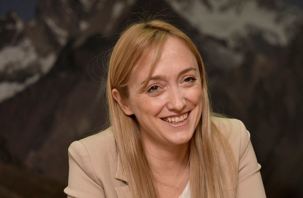 Pre candidata a Diputada Nacional Anabel Fernández Sagasti Foto Orlando Pelichotti / Los Andes