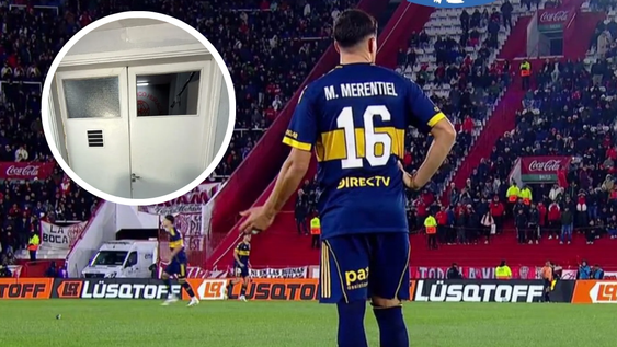 La bronca de Miguel Merentiel tras ser reemplazado en Boca
