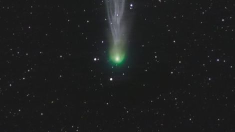 12P/Pons-Brooks es un cometa criovolcánico, es decir, que es un volcán extraterrestre de hielo y agua, cuyo núcleo mide unos 35 km de diámetro. Foto: Getty Images