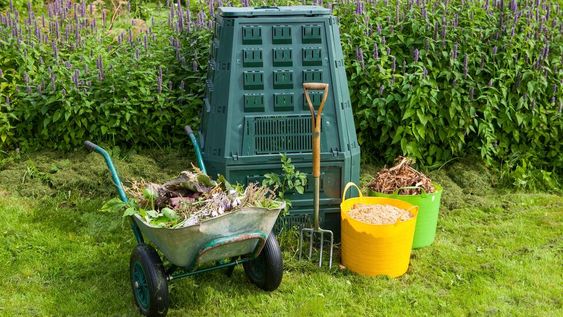 Haciendo ahora nuestro propio compost, en cuatro meses tendremos listo un nutritivo humus para enriquecer la tierra de árboles y arbustos.