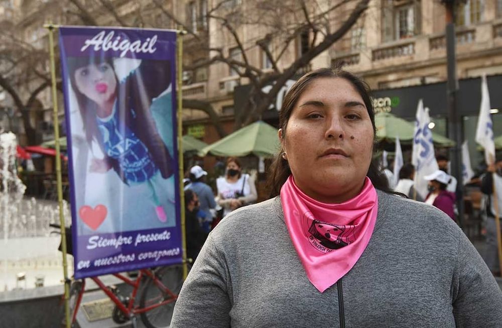 Verónica lleva meses encabezando marchas donde pide saber qué ocurrió con su hija. Los investigadores la buscan muerta. Foto: José Gutiérrez / Los Andes