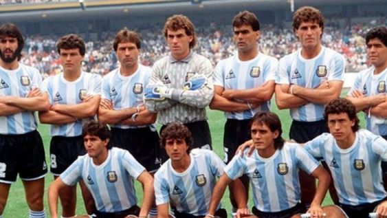 La Selección Argentina campeona del mundo en México 1986. / Gentileza