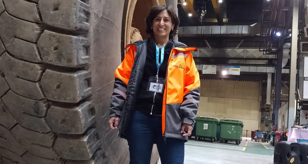 Cecilia Mugas, doctora en Geología y responsable del Gabinete de Mineralogía y Petrología del INGEO.