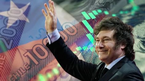 En Chile también agradecen a Milei por el triunfo electoral: Bolsa de Santiago con récord histórico y acciones al alza